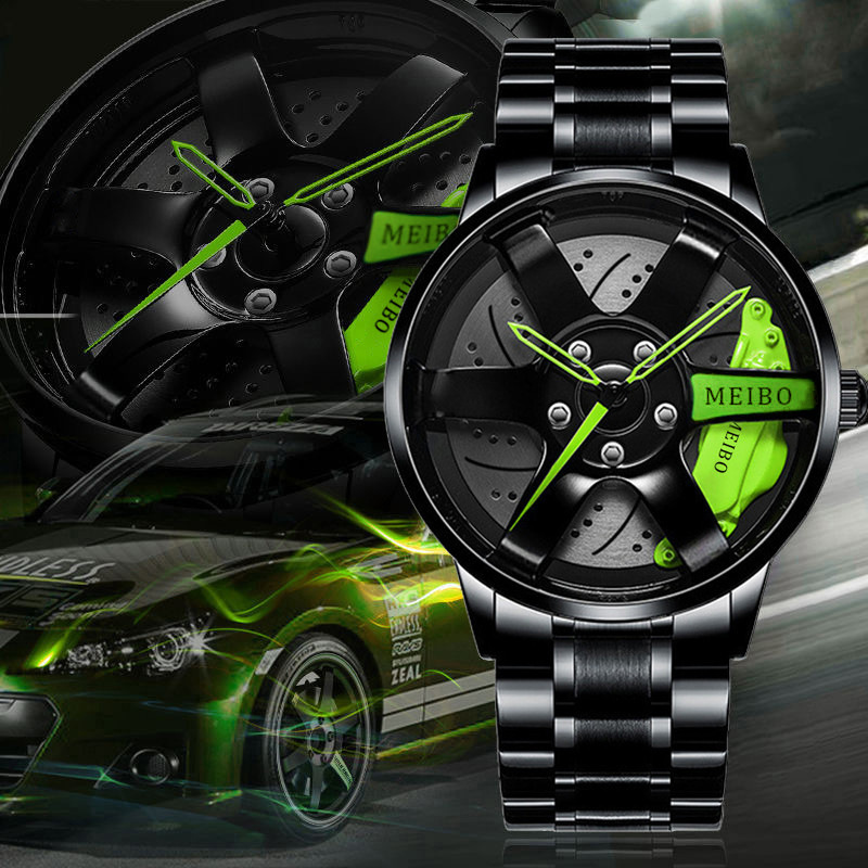 Men'S Fashion Hub - Jam tangan baja tahan karat pria