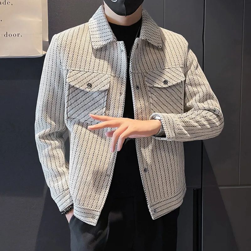 Men'S Fashion Reviews - Jaket Pria Wol & Campuran Motif