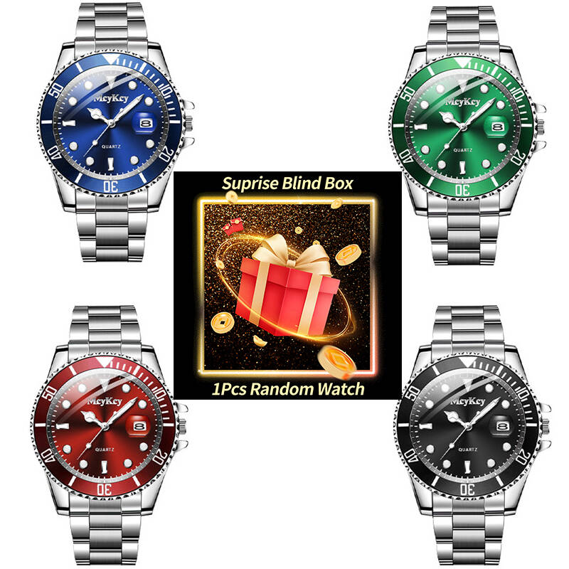 Men'S Fashion Box - 1 Buah Jam Tangan Misteri Kejutan