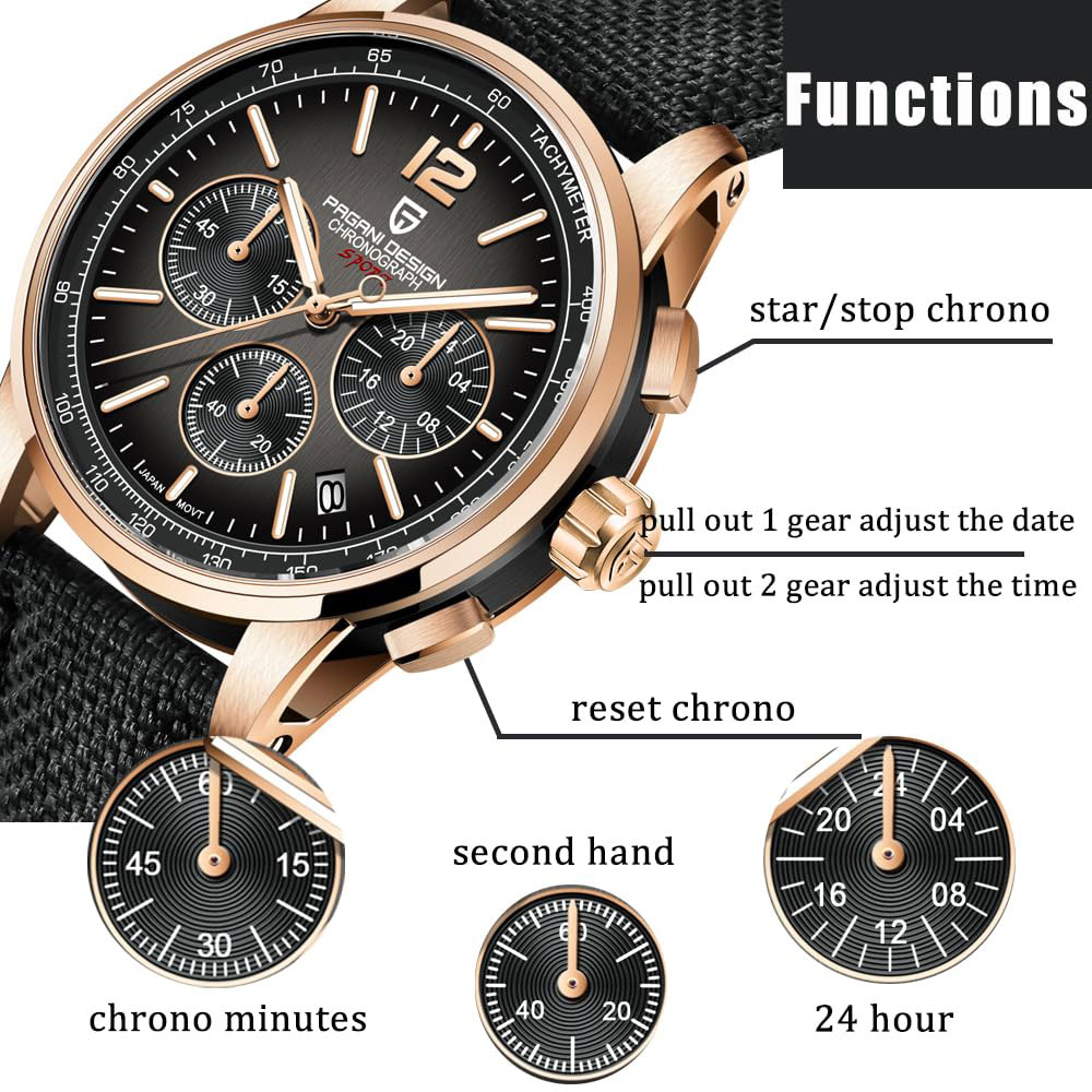Men'S Fashion Luxury Brands - PAGANI DESIGN Jam Tangan Pria Baru