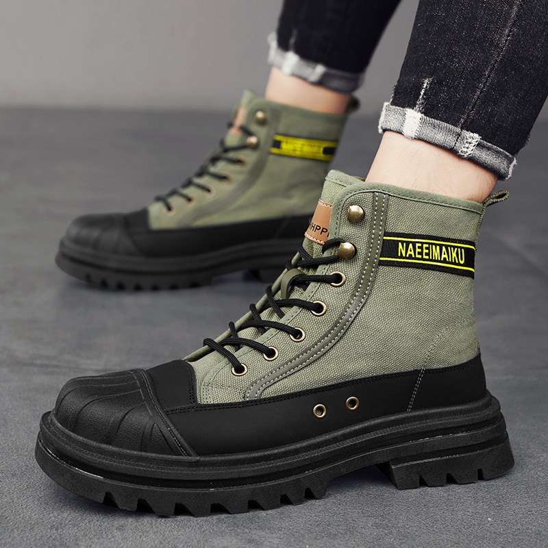 Men'S Fashion Footwear - Sepatu Bot Kanvas Pria Sepatu Kasual