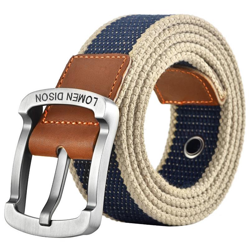 Men Fashion Jeans - Sabuk Nilon Tebal, Sabuk Kanvas Remaja,
