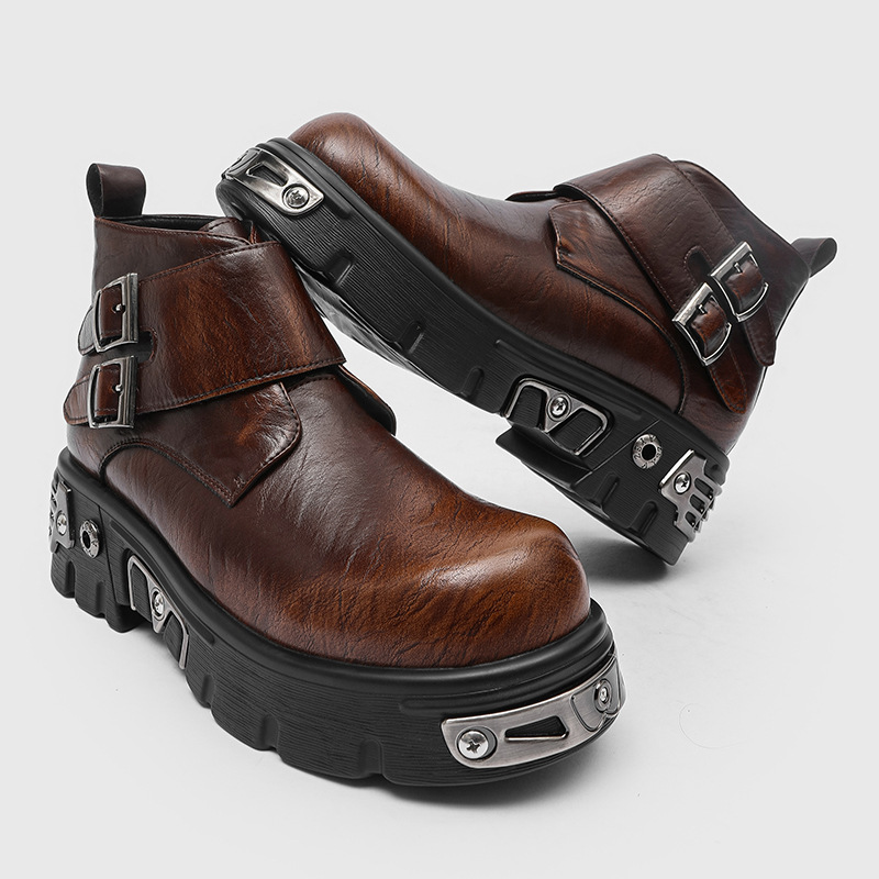 Men'S Fashion Footwear - Sepatu bot platform punk goth fashion