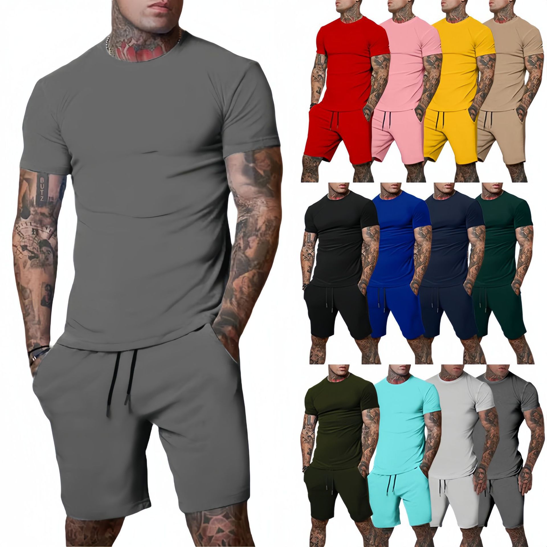 Men'S Fashion Course - Setelan Olahraga Luar Ruangan Musim Panas