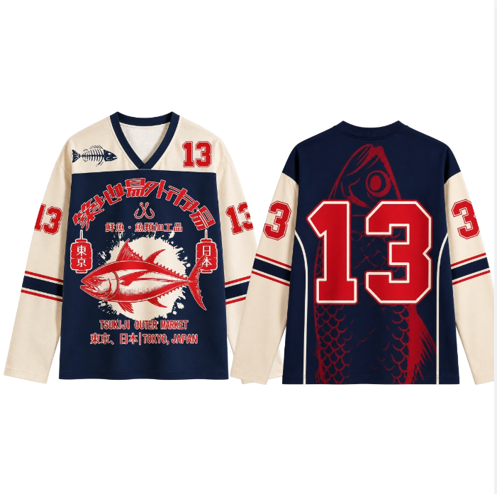 Mens Fashion Summer - Kaos lengan panjang 3D print gaya