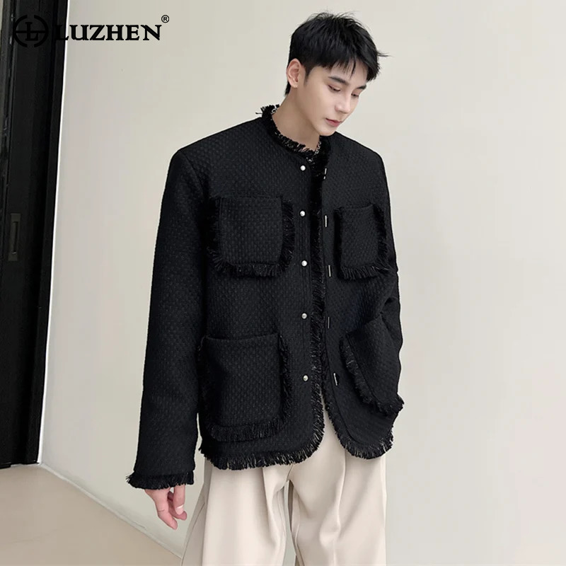 Men'S Fashion Reviews - LUZHEN Jaket Jalanan Desain Burr Elegan
