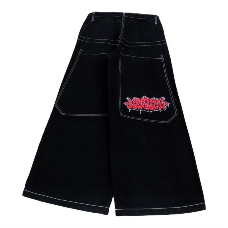 Men Fashion Jeans - Celana Jeans Longgar Ukuran Besar Hip
