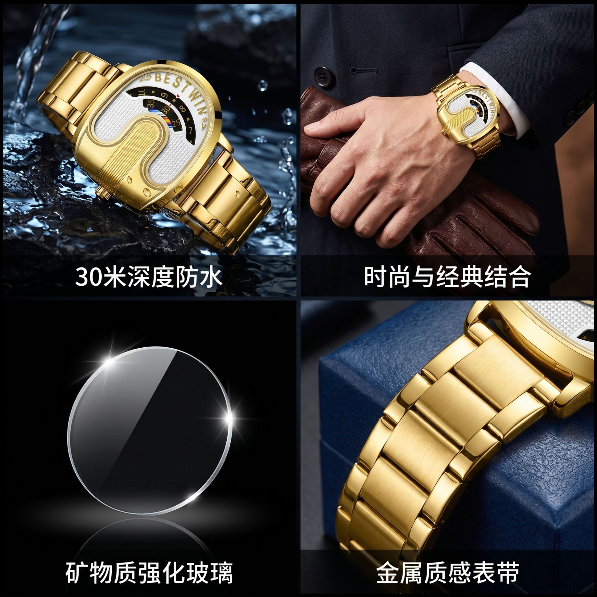 Jam Tangan Pria Mewah Merk Gol - Men'S Fashion Luxury Brands ulasan dan harga