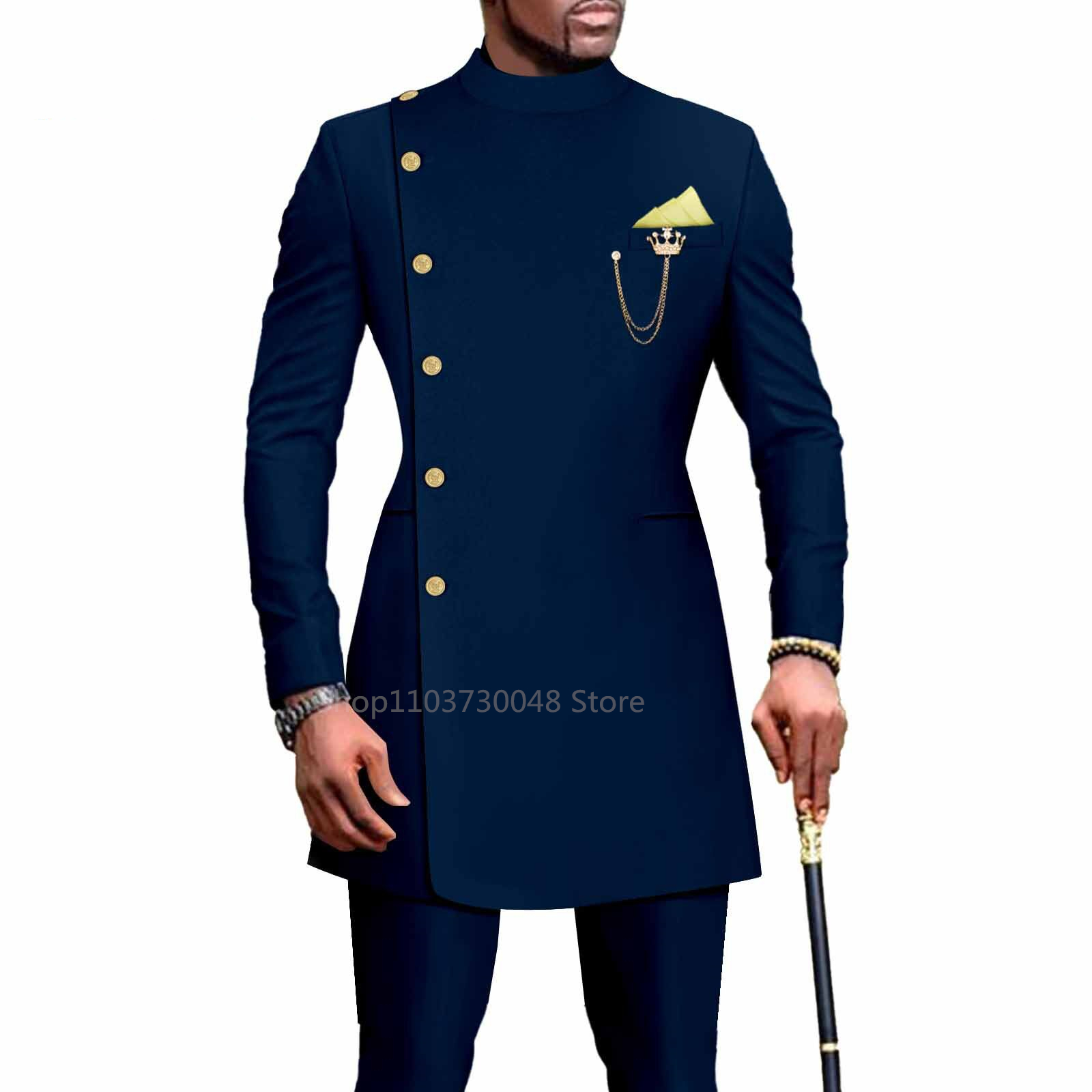 Desain Afrika Slim Fit 2 poton - Slim Fit Blazer Men ulasan dan harga