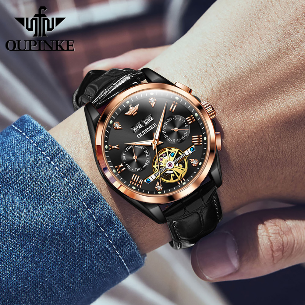 OUPINKE Jam Tangan Pria Jam Ta - Mens Fashion Week ulasan dan harga