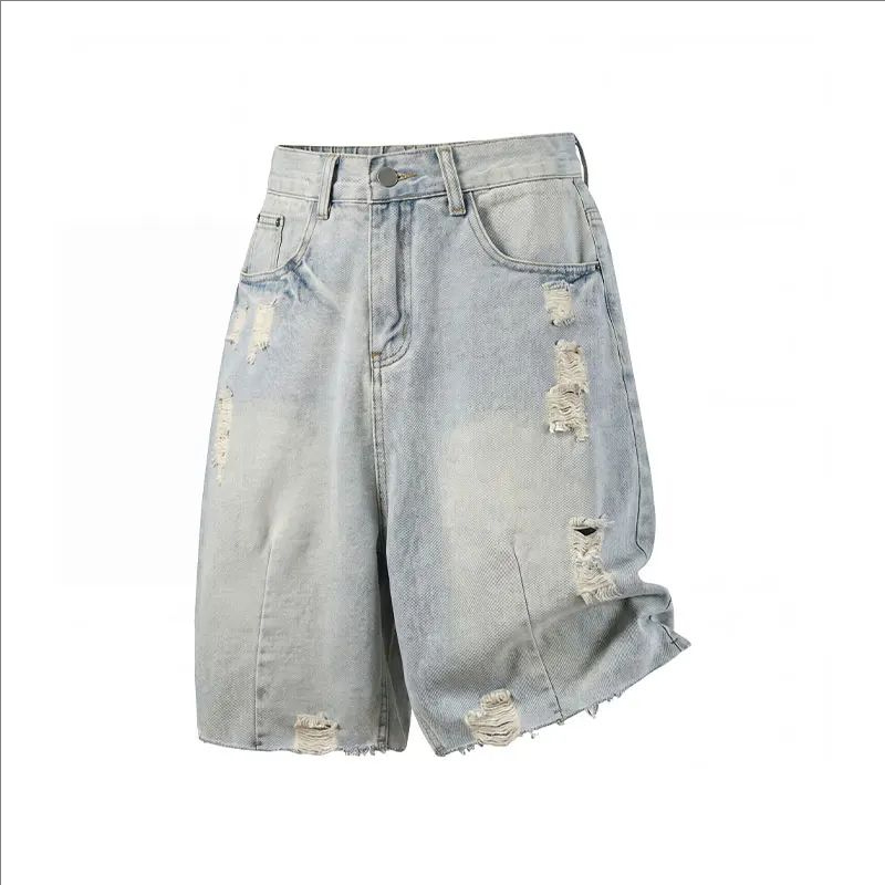Celana Pendek Jeans Kasual Pri - Men Fashion Jeans ulasan dan harga