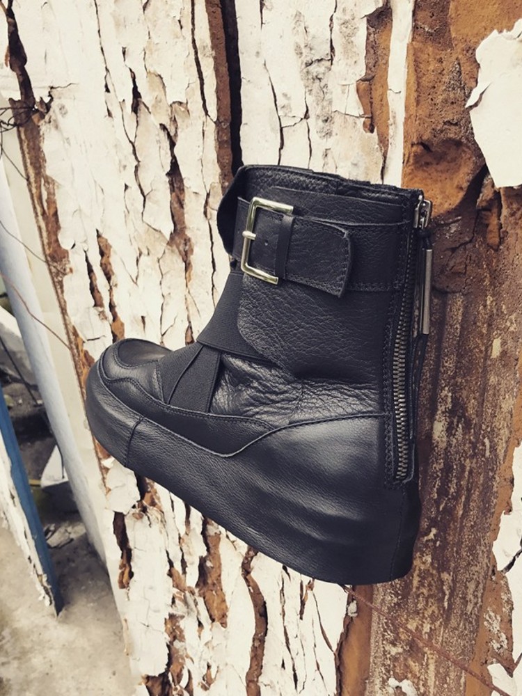 Sepatu Bot Ujung Bulat Patchwo - Men'S Fashion Footwear ulasan dan harga