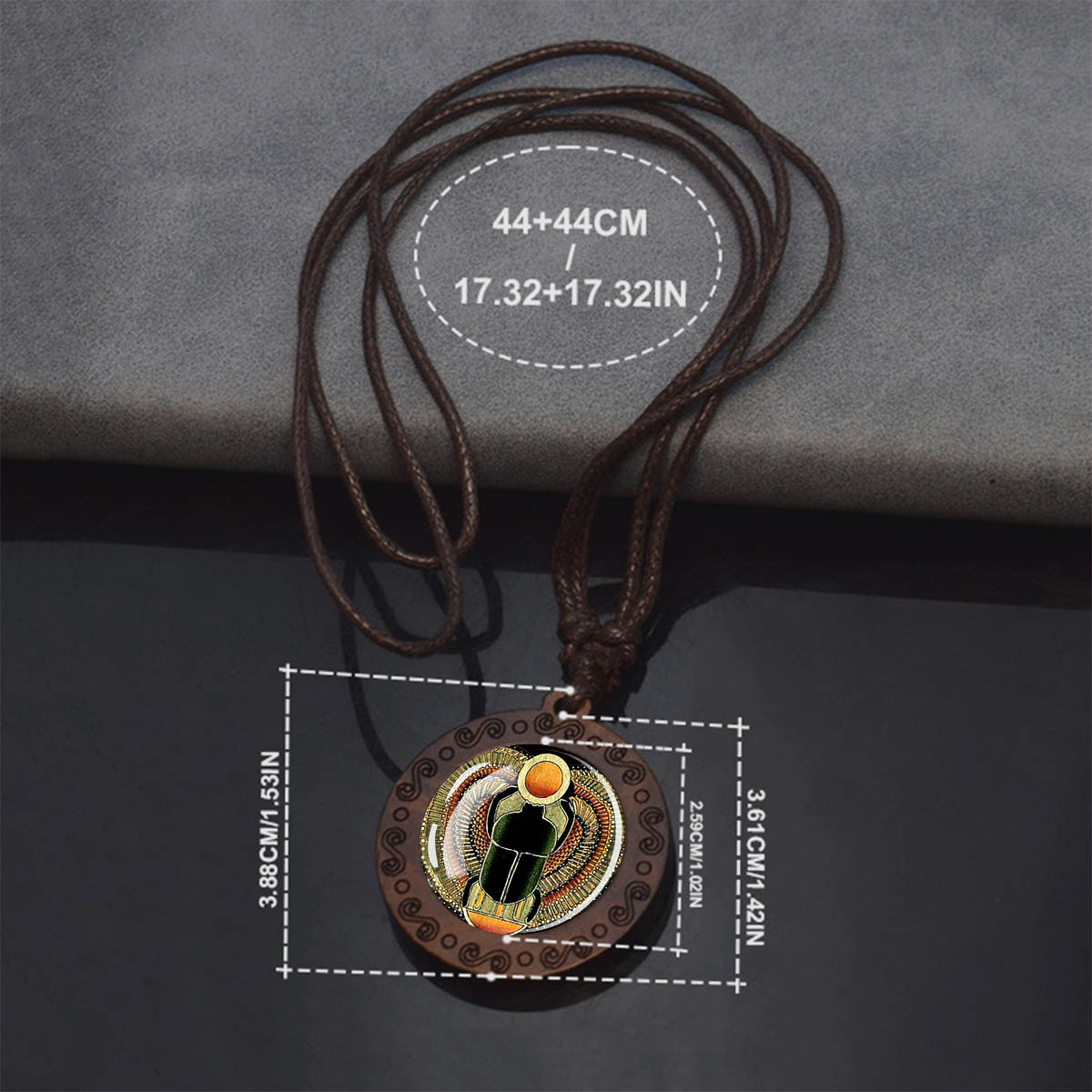 Liontin Mesir kuno Ankh Anubis - Men Fashion Egypt ulasan dan harga