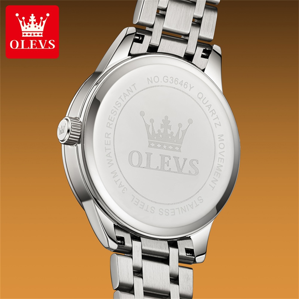 OLEVS Moon Phase Jam Tangan Pr - Men'S Fashion Luxury Brands ulasan dan harga