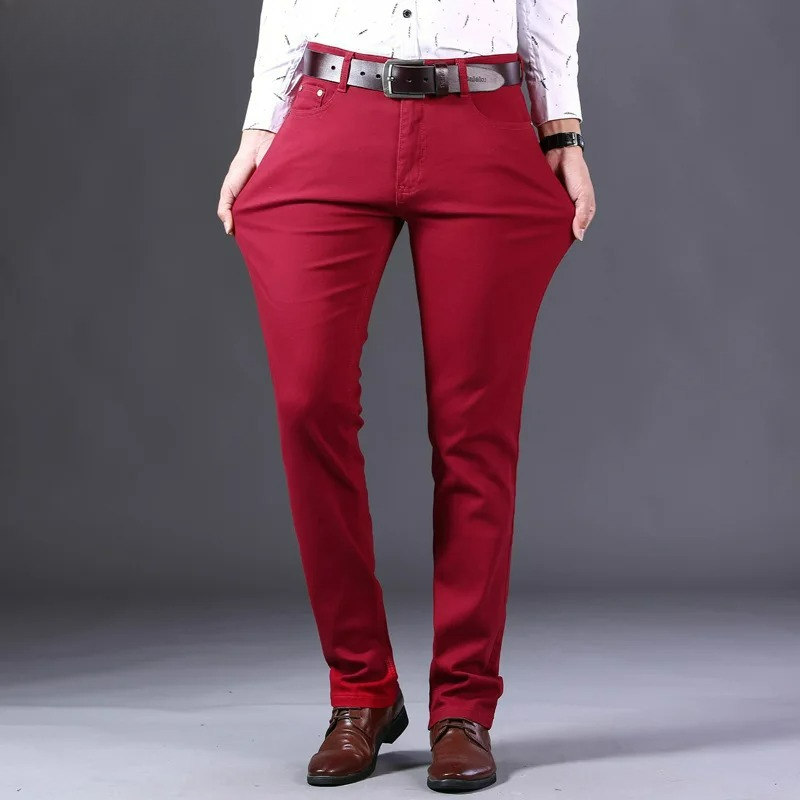 Celana Jeans Merah Anggur Pria - Men'S Fashion Reviews ulasan dan harga
