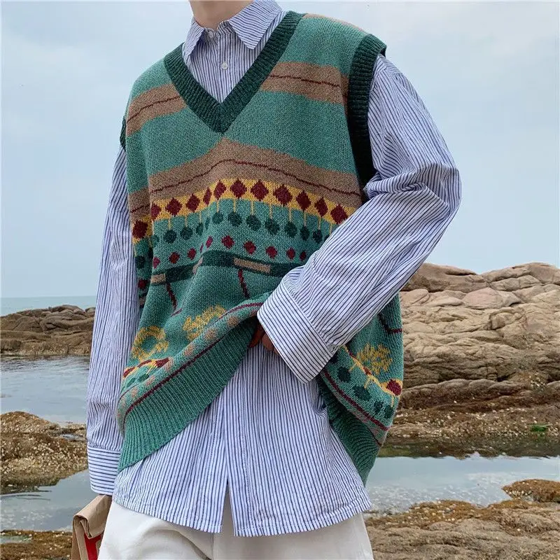 Rompi rajut Fashion Korea romp - Men'S Fashion Reviews ulasan dan harga