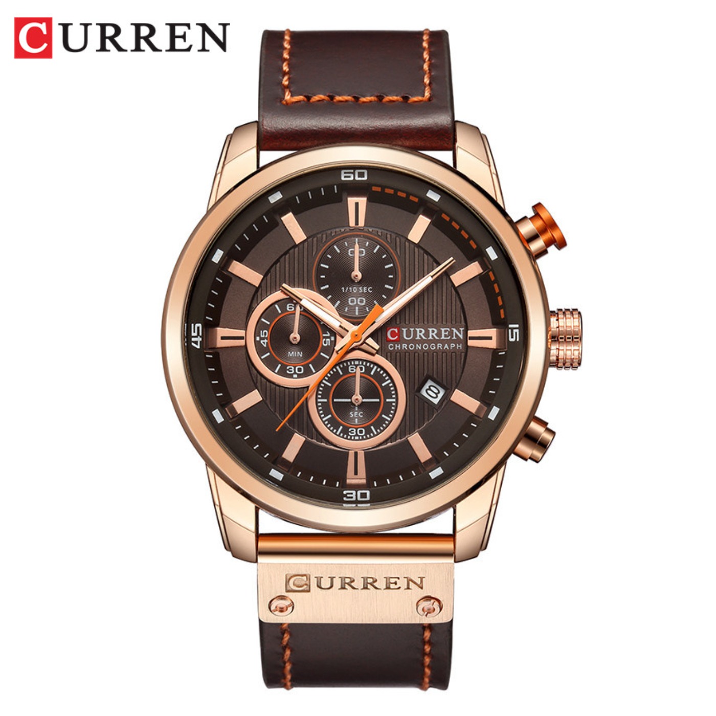 CURREN Jam Tangan Pria Kuarsa  - Men'S Fashion Luxury Brands ulasan dan harga