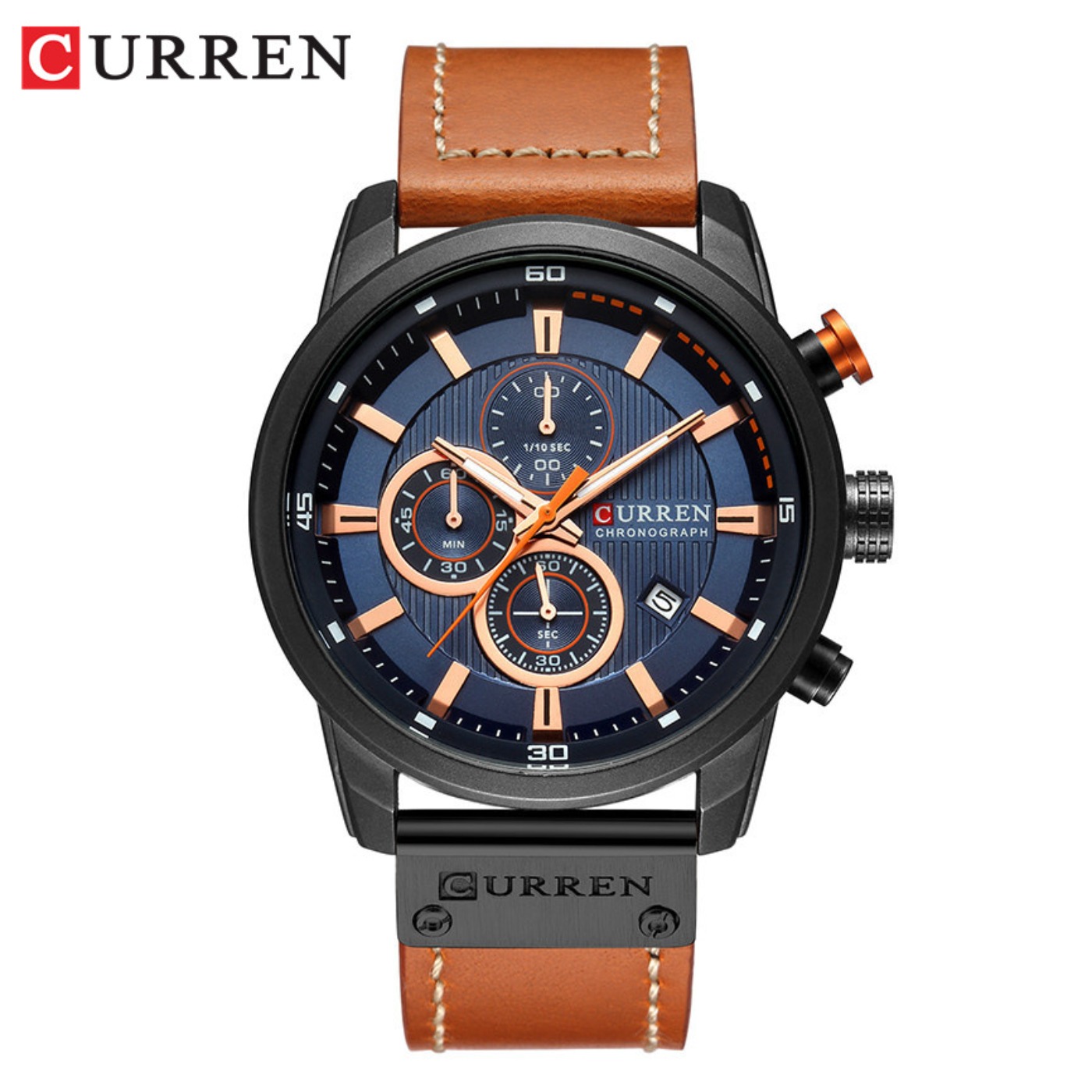 CURREN Jam Tangan Pria Kuarsa  - Men'S Fashion Luxury Brands ulasan dan harga