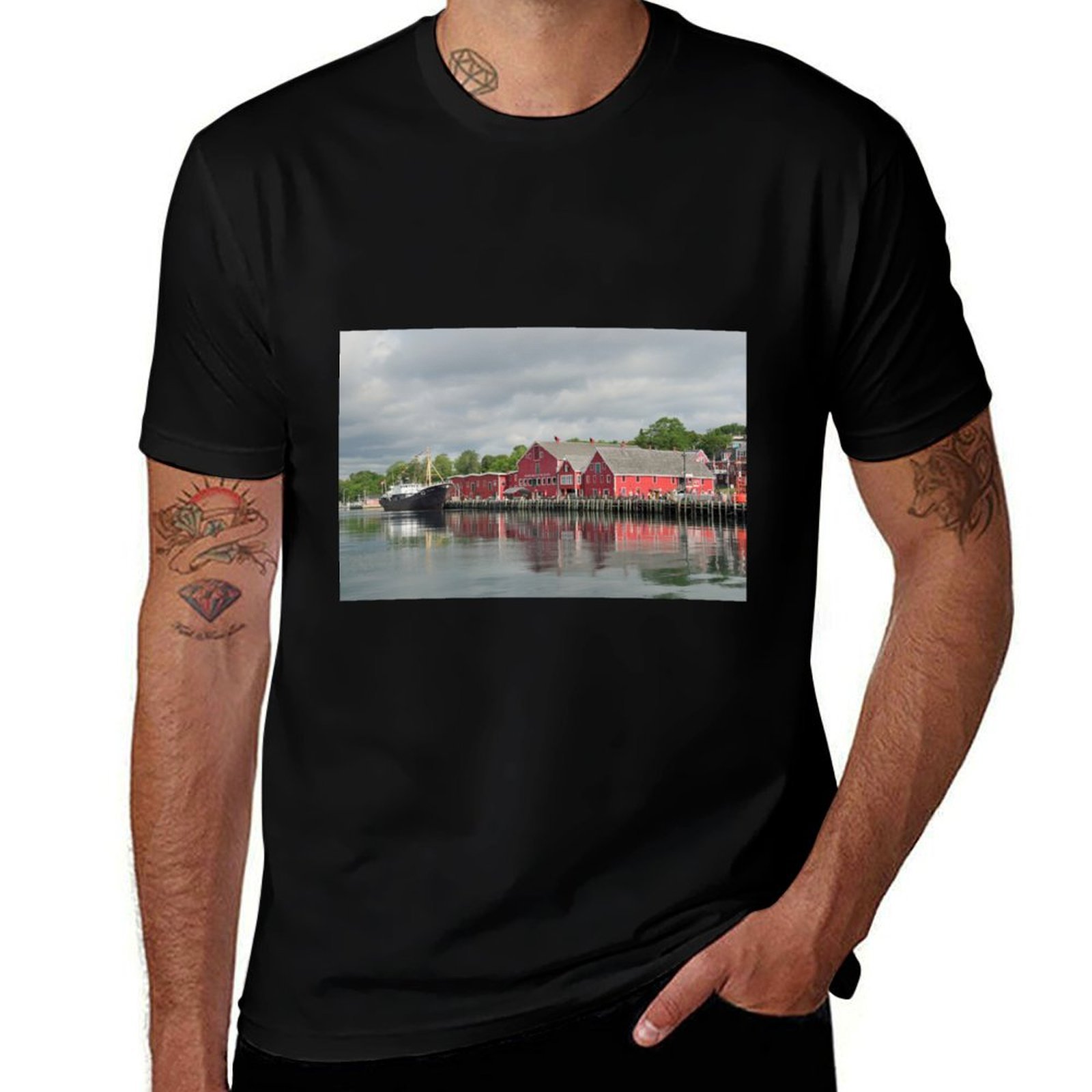 Kaos Oblong Kasual Fashion Len - Men'S Fashion Nova Shirts ulasan dan harga