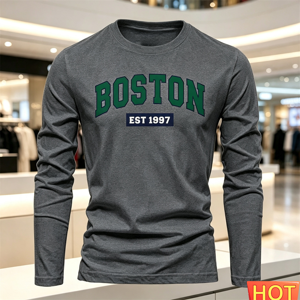 Kaos Lengan Panjang Pria Musim - Men'S Fashion Course ulasan dan harga