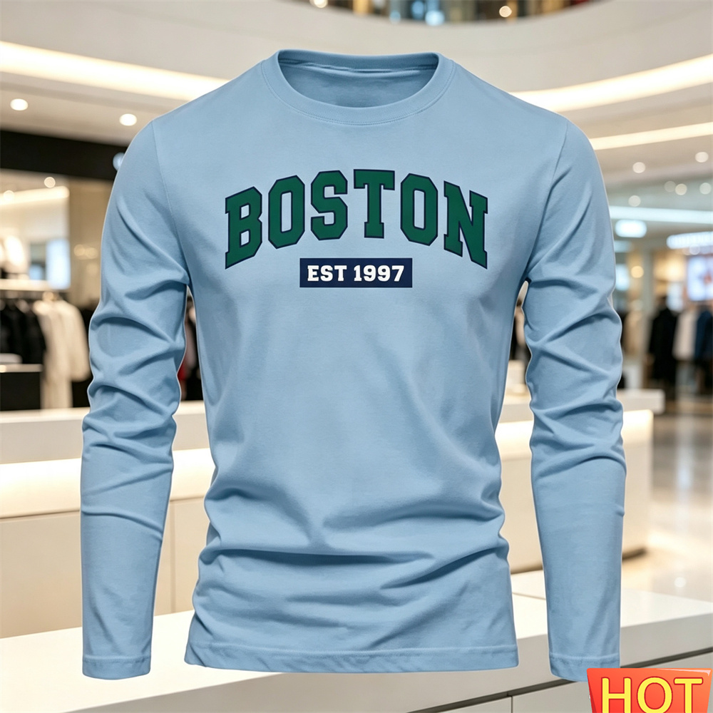Kaos Lengan Panjang Pria Musim - Men'S Fashion Course ulasan dan harga
