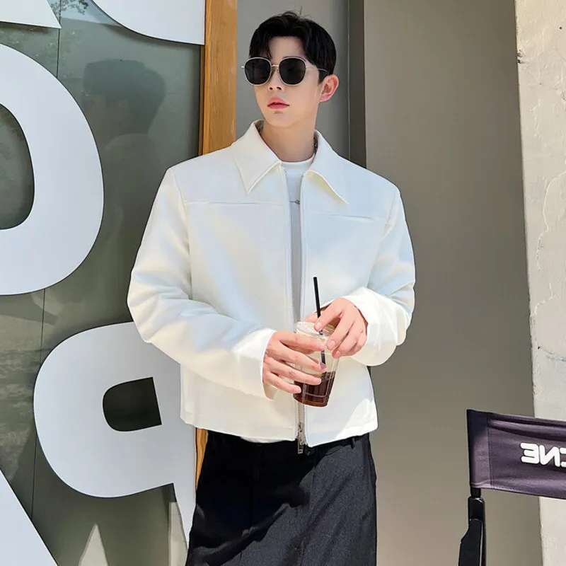 LUZHEN Jaket Desain Warna Soli - Men'S Fashion Reviews ulasan dan harga