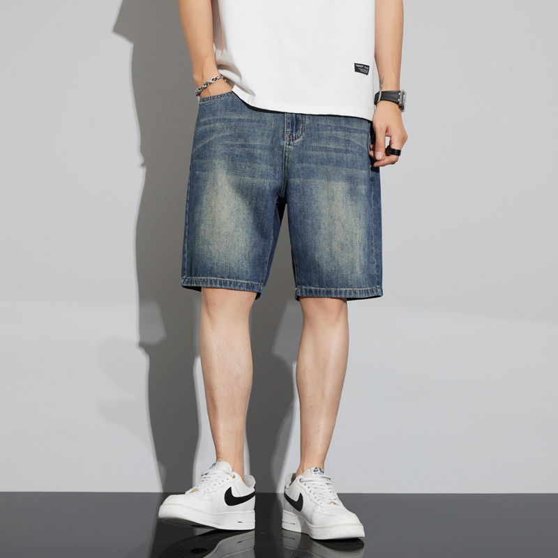 Celana Pendek Denim Vintage Pr - Men Fashion Jeans ulasan dan harga