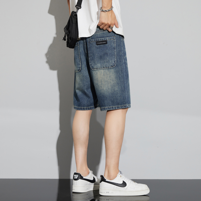 Celana Pendek Denim Vintage Pr - Men Fashion Jeans ulasan dan harga