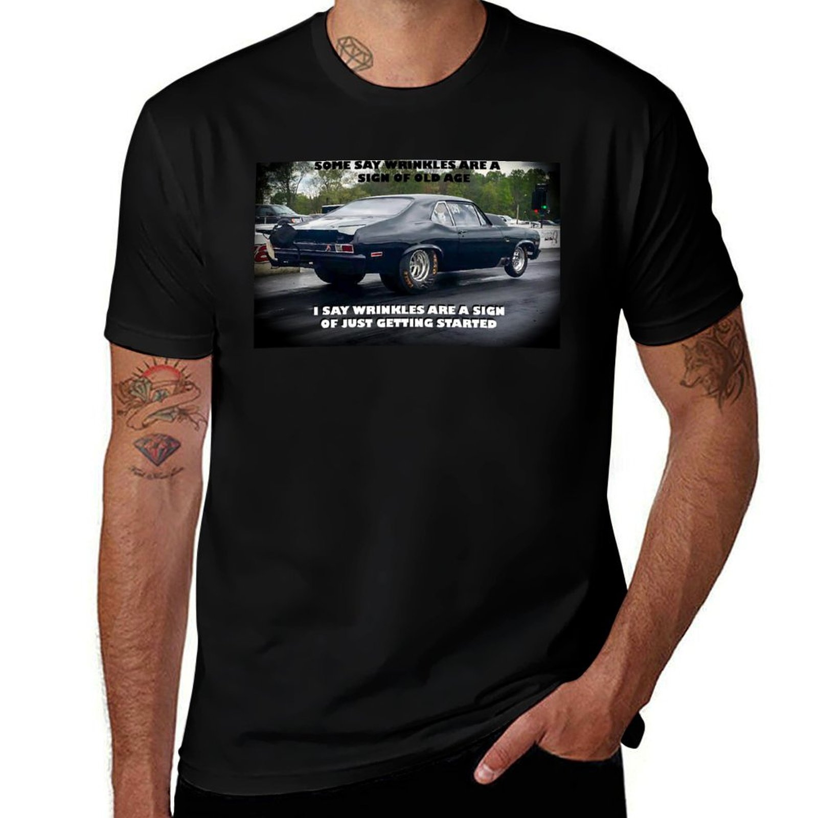 Kaos Blacktop Outlaw Nova Kaos - Men'S Fashion Nova Shirts ulasan dan harga