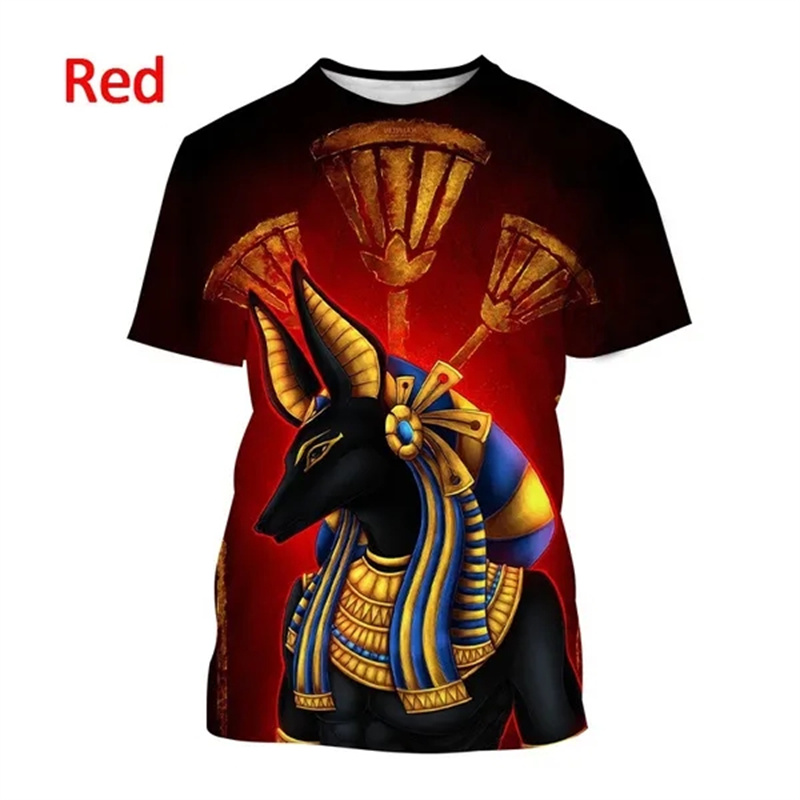 Grim Reaper Anubis 3D T-shirt  - Men Fashion Egypt ulasan dan harga