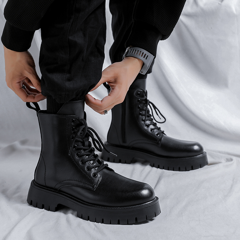 Sepatu Bot Kulit Asli Pria Mew - Men'S Fashion Luxury Brands ulasan dan harga