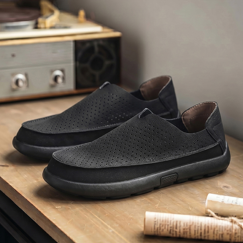 Sepatu Sneakers Loafers Pria U - Mens Fashion Week ulasan dan harga