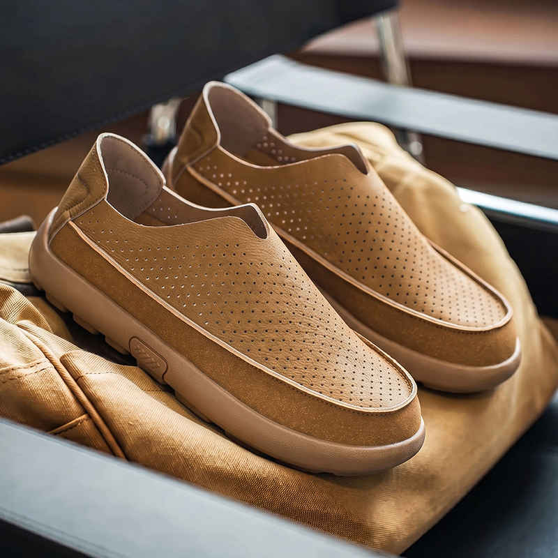 Sepatu Sneakers Loafers Pria U - Mens Fashion Week ulasan dan harga