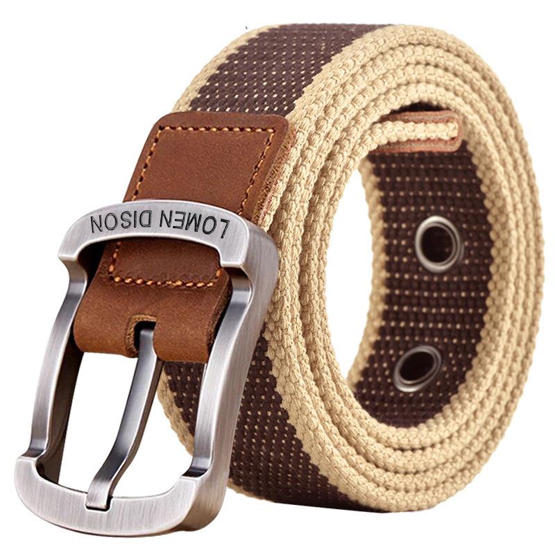 Sabuk Nilon Tebal, Sabuk Kanva - Men Fashion Jeans ulasan dan harga