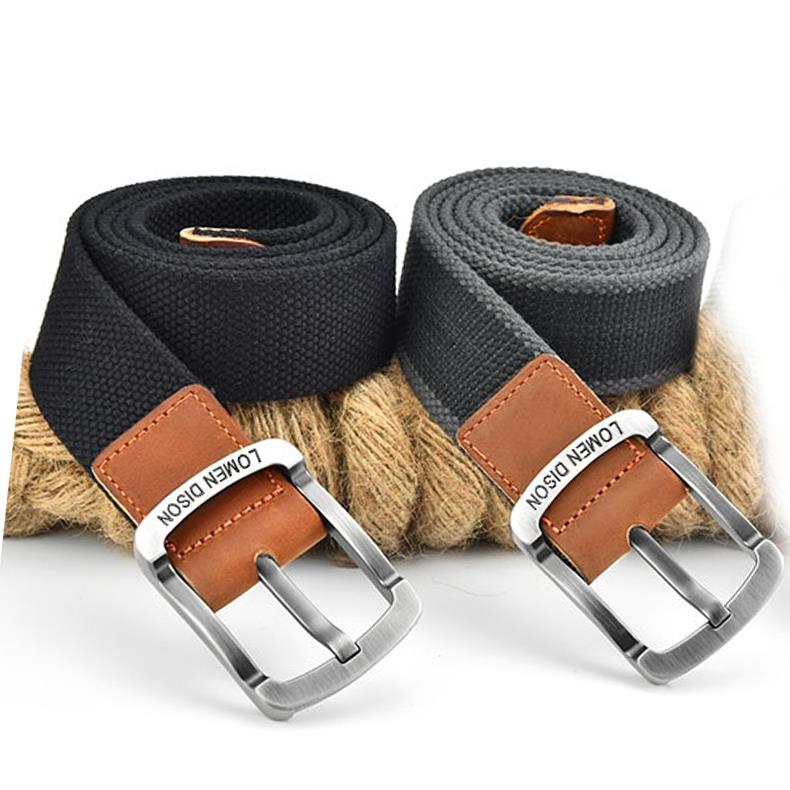 Sabuk Nilon Tebal, Sabuk Kanva - Men Fashion Jeans ulasan dan harga