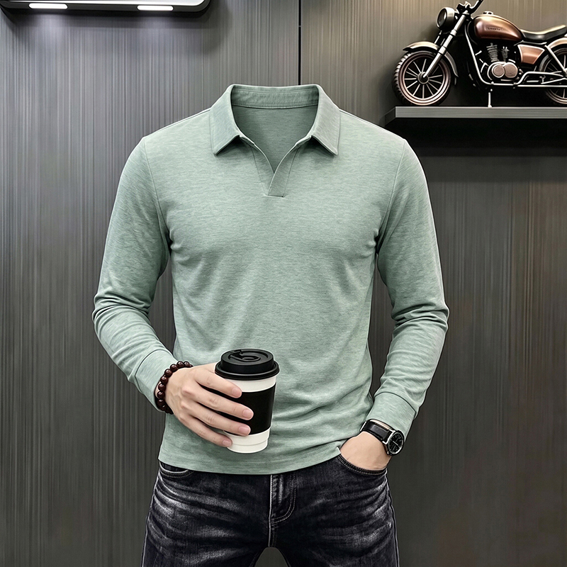 Kaos Lengan Panjang Kasual Bis - Mens Fashion Summer ulasan dan harga