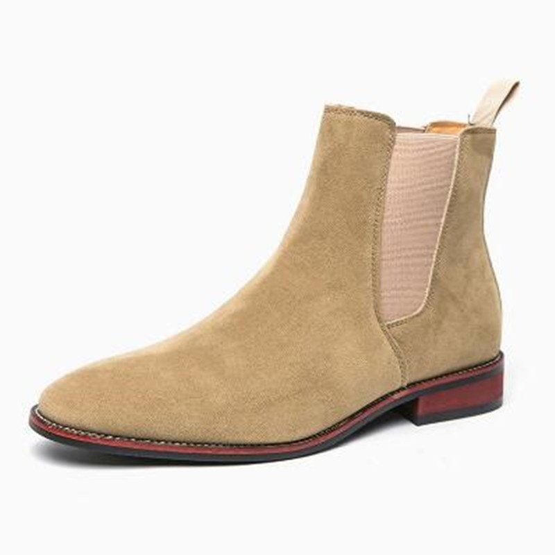 Sepatu Chelsea Kulit Asli Sued - Men'S Fashion Luxury Brands ulasan dan harga