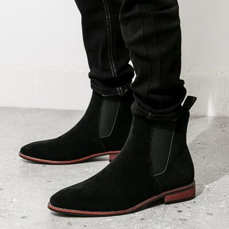 Sepatu Chelsea Kulit Asli Sued - Men'S Fashion Luxury Brands ulasan dan harga
