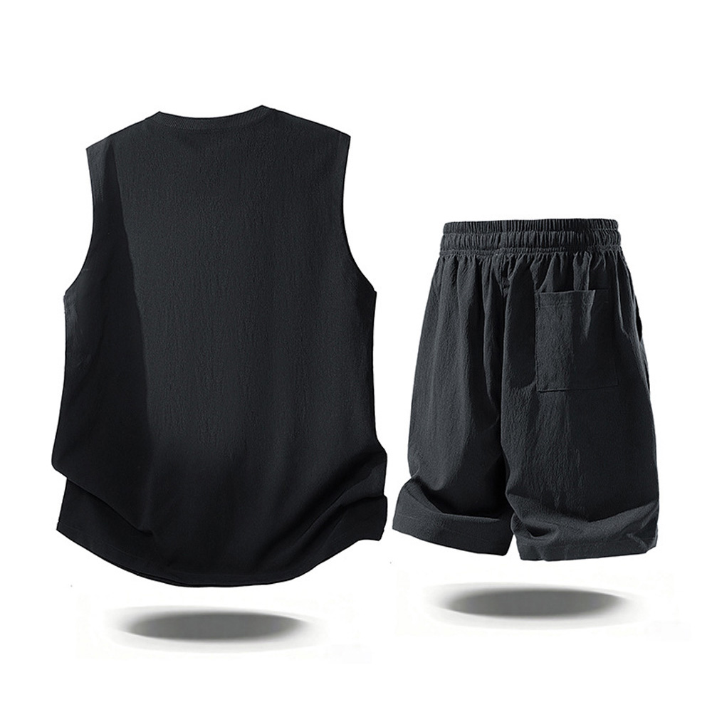 Setelan Kasual Pria 2 Potong M - Mens Fashion Summer ulasan dan harga