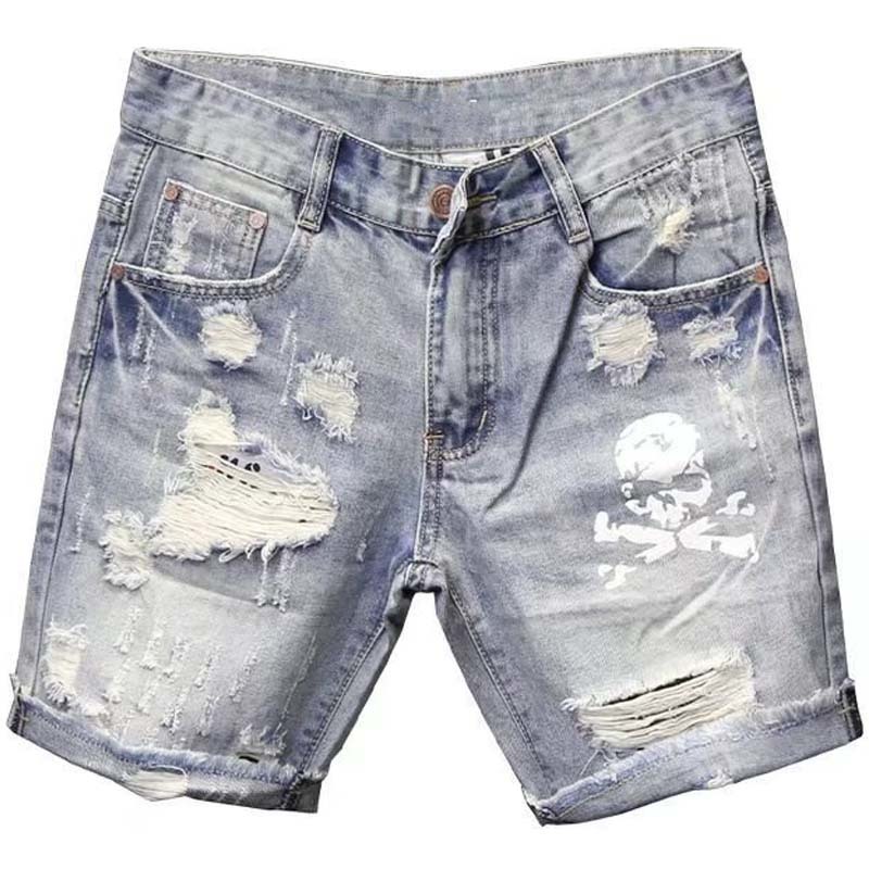 Celana jins pendek sobek untuk - Men Fashion Jeans ulasan dan harga